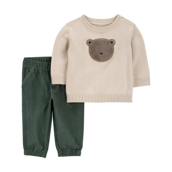 Carter's Child of Mine Baby Boy Outfit Set, 2-Piece, Sizes 0/3-24 Months