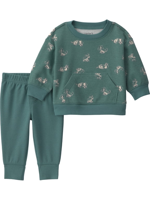 Baby Boy Outfit Set, 2-Piece, Sizes 0/3-24 Months