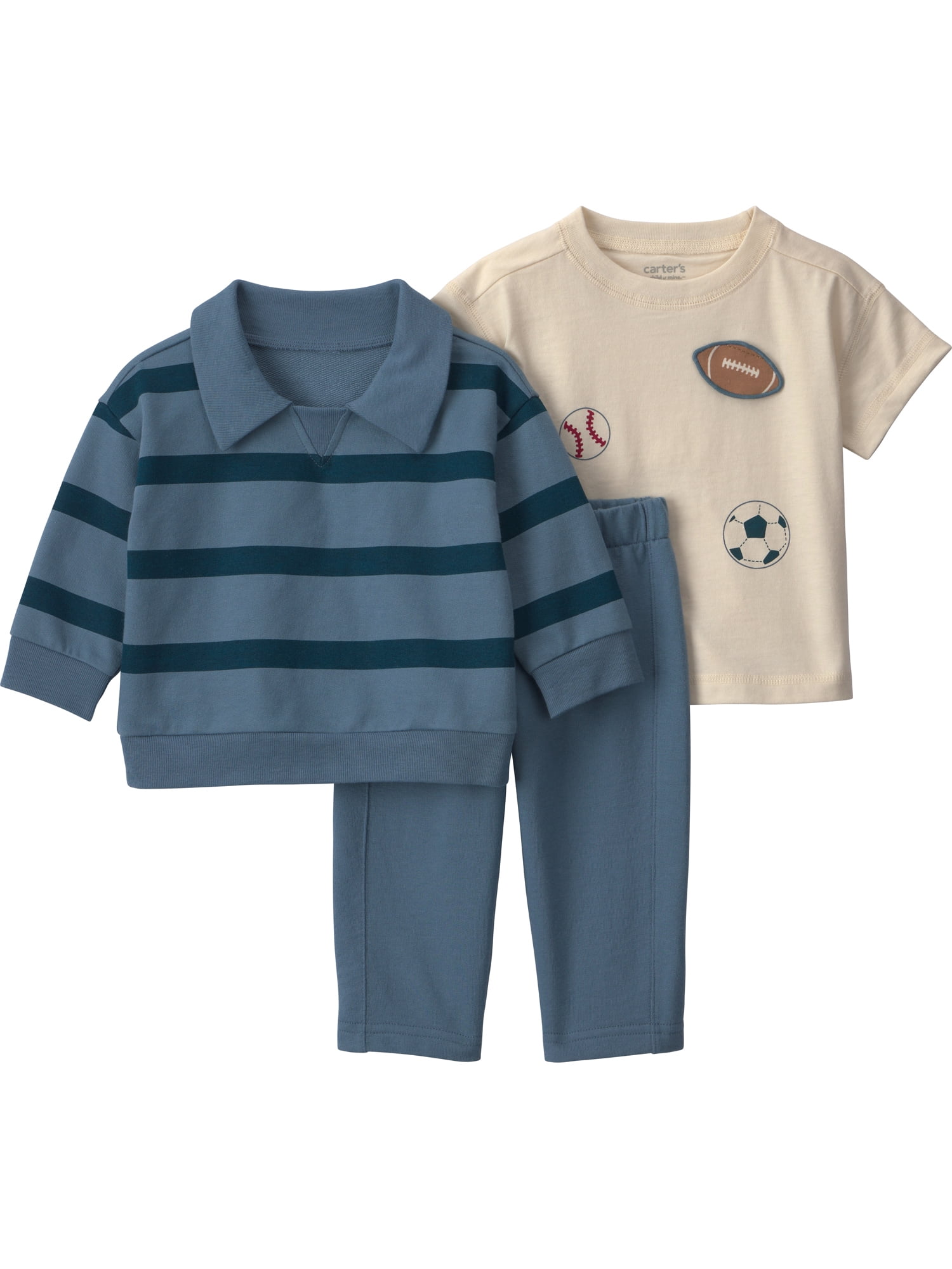 Carter's Child of Mine Baby Boy Outfit Set, 3-Piece, 0-24 Months