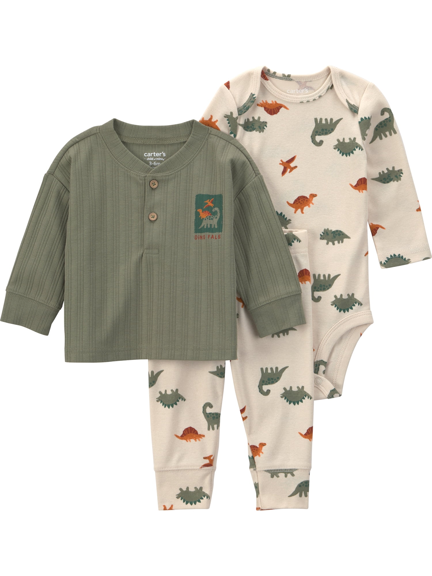 Carter's Child of Mine Baby Boy Outfit Set, 3-Piece, Sizes 0-24 Months