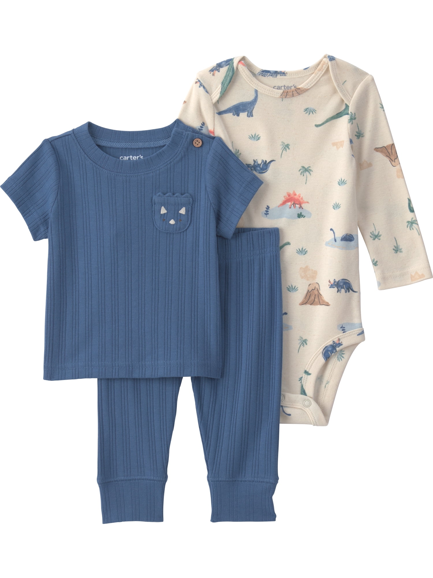 Carter's Child of Mine Baby Boy Outfit Set, 3-Piece, Sizes 0-24 Months
