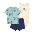 thumbnail image 1 of Carter's Child of Mine Baby Boy Outfit Set, 3-Piece, Sizes 0/3-24 Months, 1 of 9