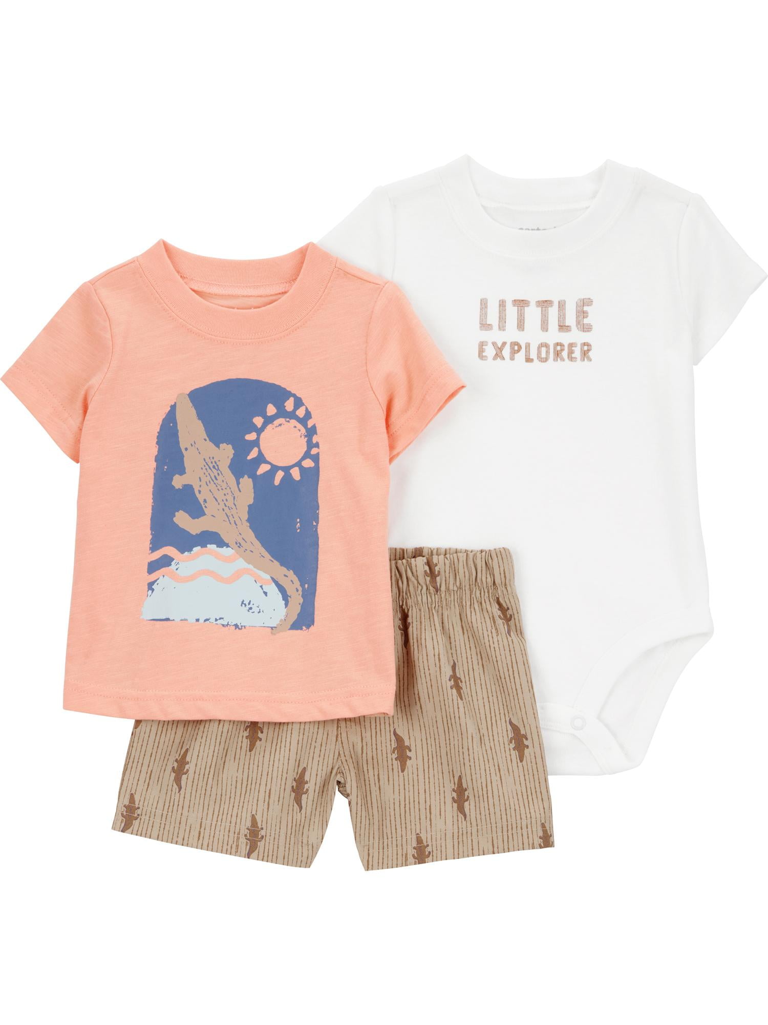 Carter's Child of Mine Baby Boy Outfit Set, 3-Piece, Sizes 0/3-24 Months