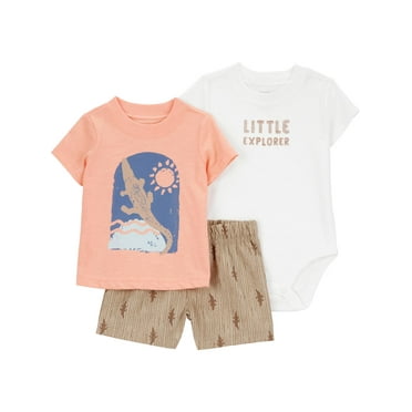 Carter's Child of Mine Baby Boy Outfit Set, 3-Piece, Sizes 0/3-24 Months