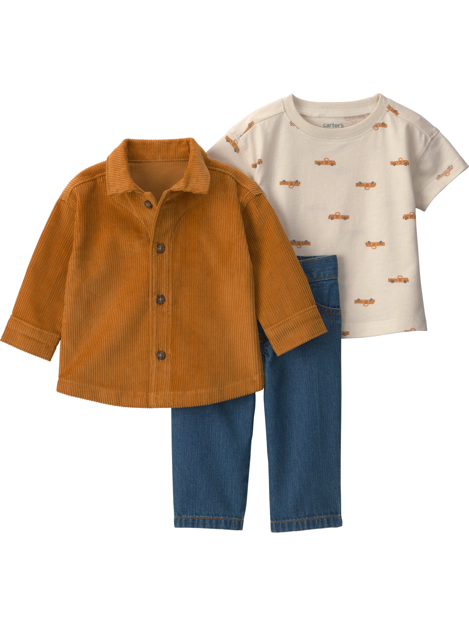 Carter's Child of Mine Baby Boy Outfit Set, 3-Piece, Sizes 0/3-24 Months