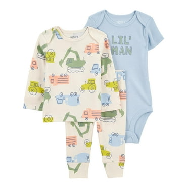 Carter's Child of Mine Baby Boy Outfit Set, 3-Piece, Sizes 0/3-24 Months
