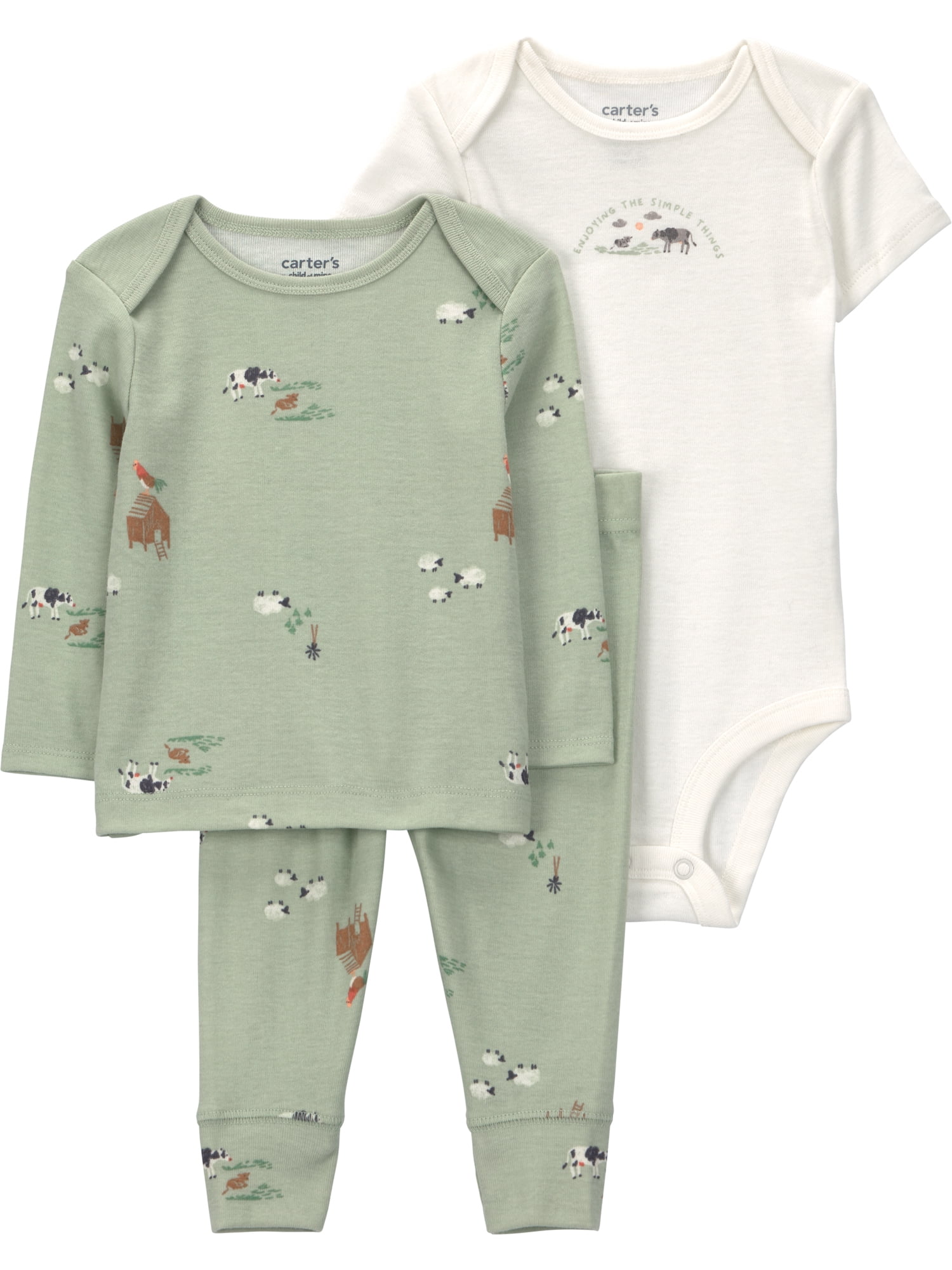 Carter's Child of Mine Baby Boy Outfit Set, 3-Piece, Sizes 0/3-24 Months