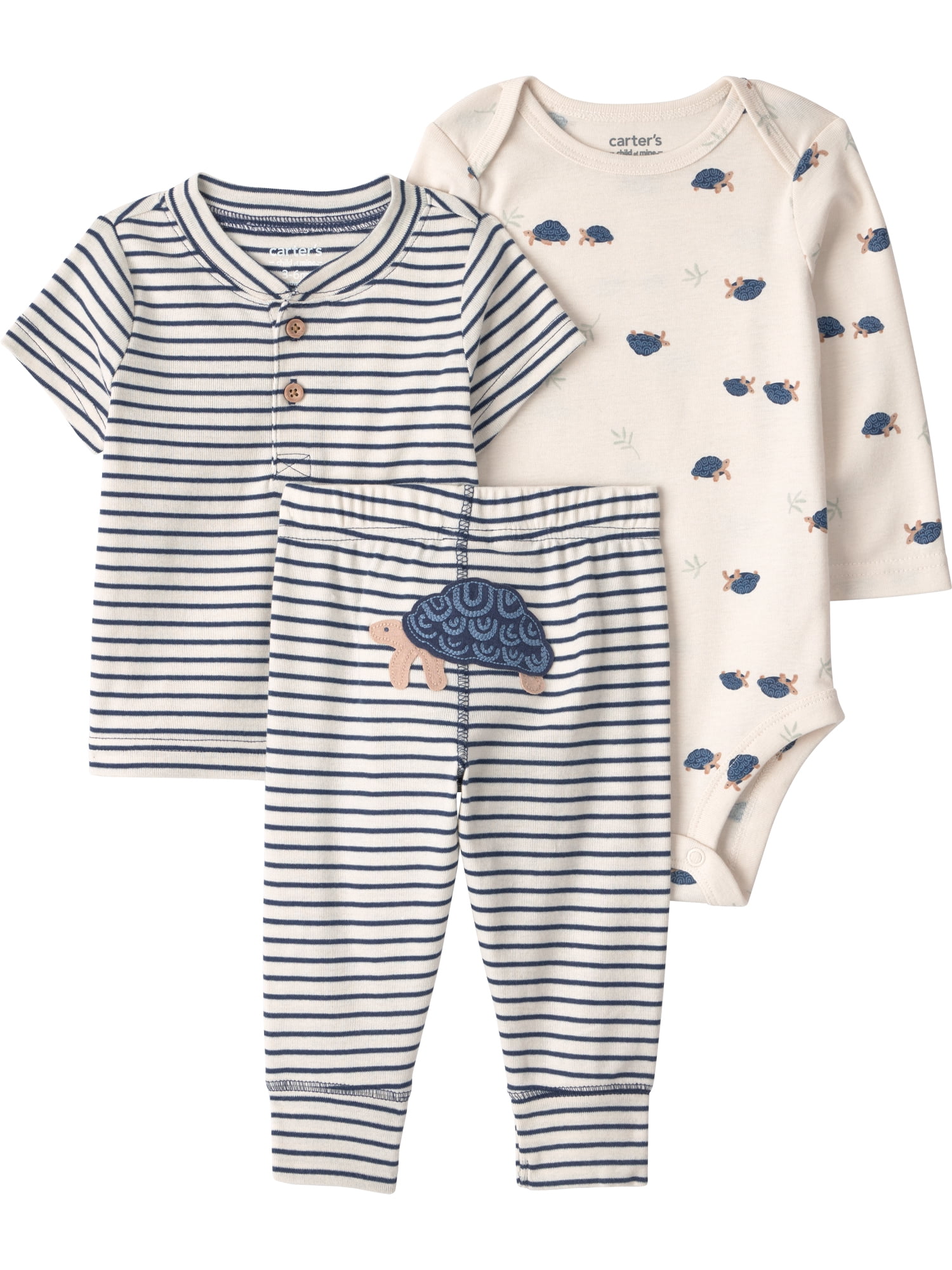 Carter's Child of Mine Baby Boy Outfit Set, 3-Piece, Sizes 0/3-24 Months