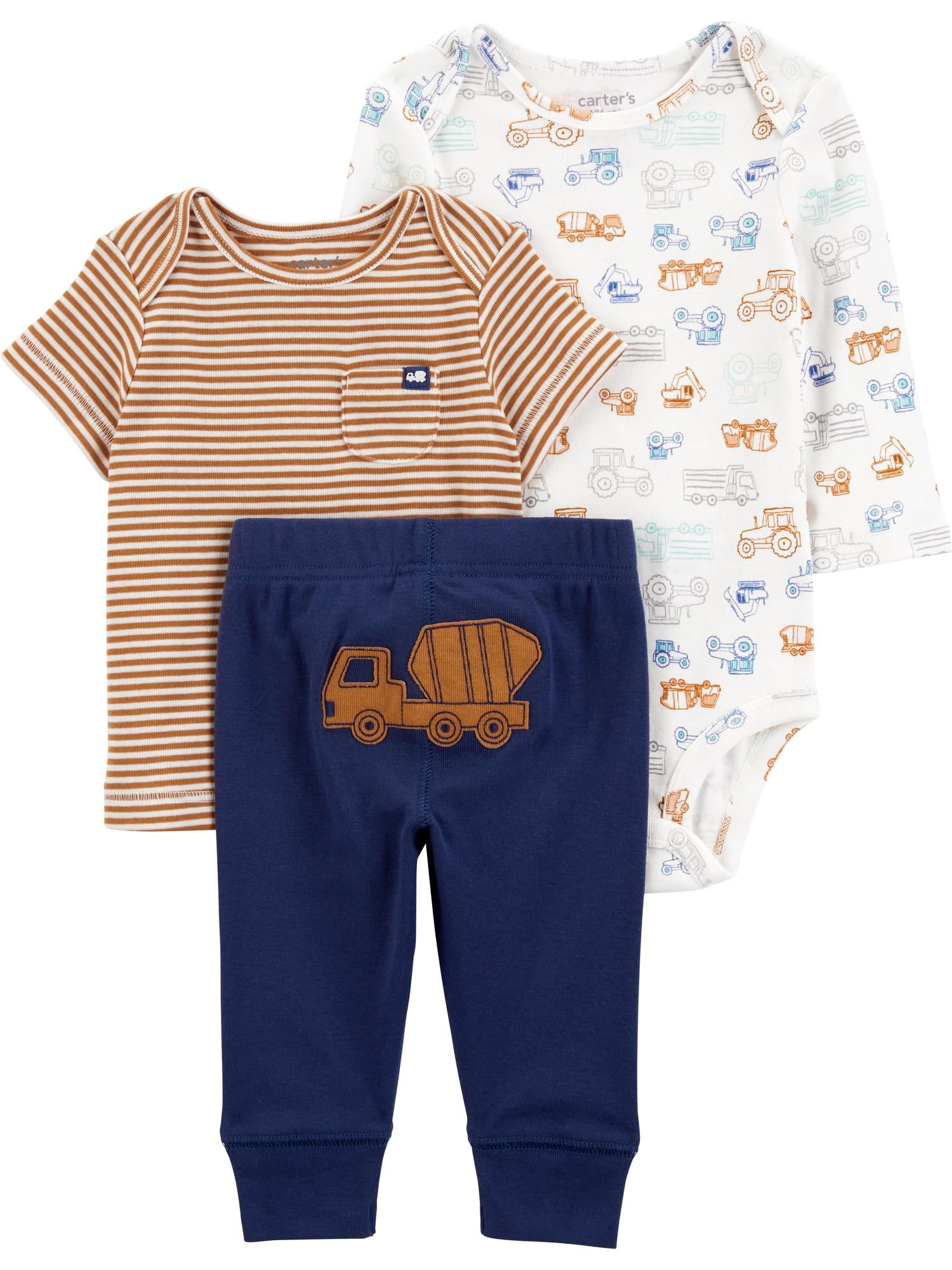 Carter's Child of Mine Baby Boy Outfit Set 3-Piece Sizes 0-24