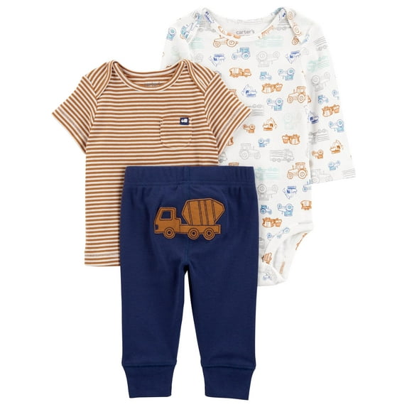 Carter's Child of Mine Baby Boy Outfit Set, 3-Piece, Sizes 0/3-24 Months