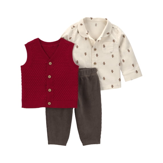 Carter's Child of Mine Baby Boy Outfit Set, 3-Piece, Sizes 0/3-24 Months