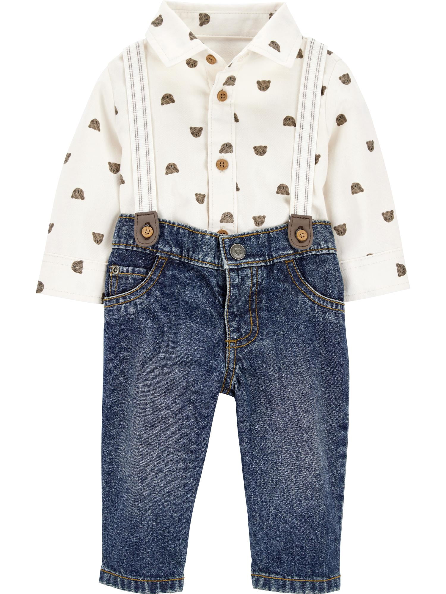 Carter's Child of Mine Baby Boy Outfit Set, 3-Piece, Sizes 0/3-24 Months