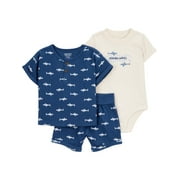Carter's Child of Mine Baby Boy Outfit Set, 3-Piece, Sizes 0/3-24 Months