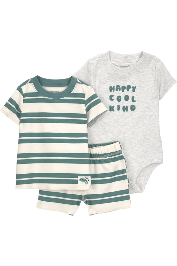 Baby Boy Outfit Set, 3-Piece, Sizes 0/3-24 Months