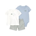 thumbnail image 1 of Carter's Child of Mine Baby Boy Outfit Set, 3-Piece, Sizes 0/3-24 Months, 1 of 9