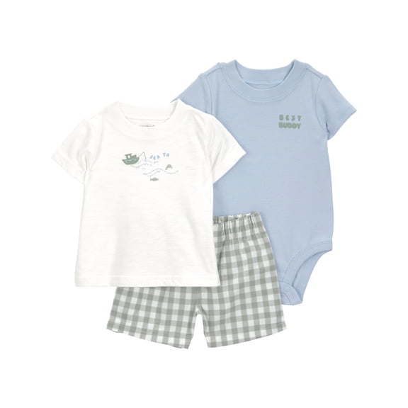 Carter's Child of Mine Baby Boy Outfit Set, 3-Piece, Sizes 0/3-24 Months
