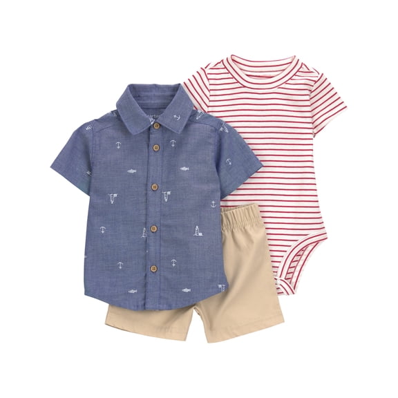 Carter's Child of Mine Baby Boy Outfit Set, 3-Piece, Sizes 0/3-24 Months