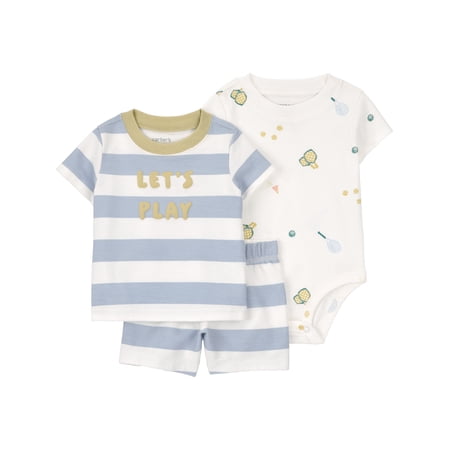 Carter's Child of Mine Baby Boy Outfit Set, 3-Piece, Sizes 0/3-24 Months