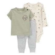 Carter's Child of Mine Baby and Toddler Boy Outfit Set, 3-Piece, Sizes 0/3-24 Months