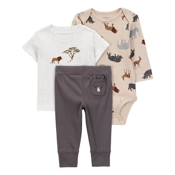 Carter's Child of Mine Baby and Toddler Boy Outfit Set, 3-Piece, Sizes 0/3-24 Months