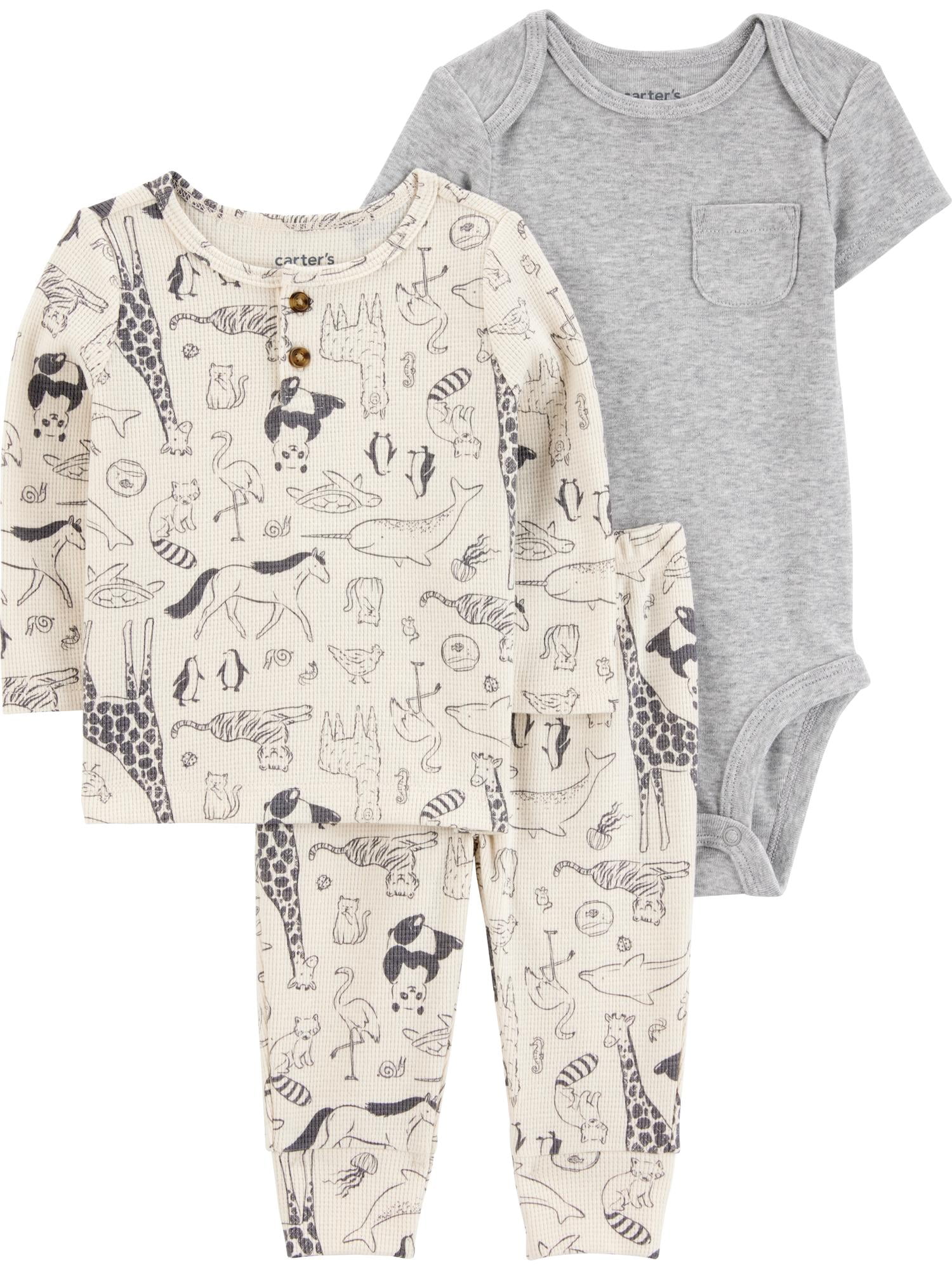 Carter's Child of Mine Baby Boy Outfit Set, 3-Piece, Sizes Newborn-12 Months