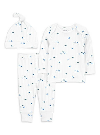 Carter's Just One You® Baby Boys' Shark Top & Bottom Set - Blue/Cream  Newborn