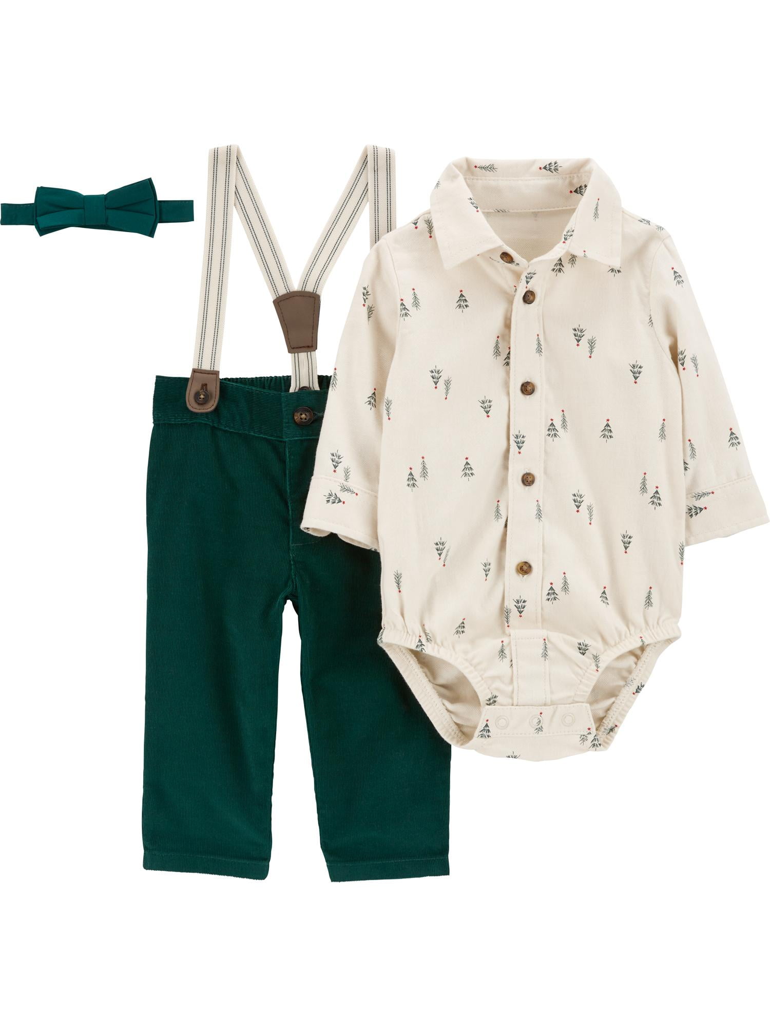 Carter's Child of Mine Baby Boy Outfit Set, 4-Piece, Sizes 0/3-24 Months