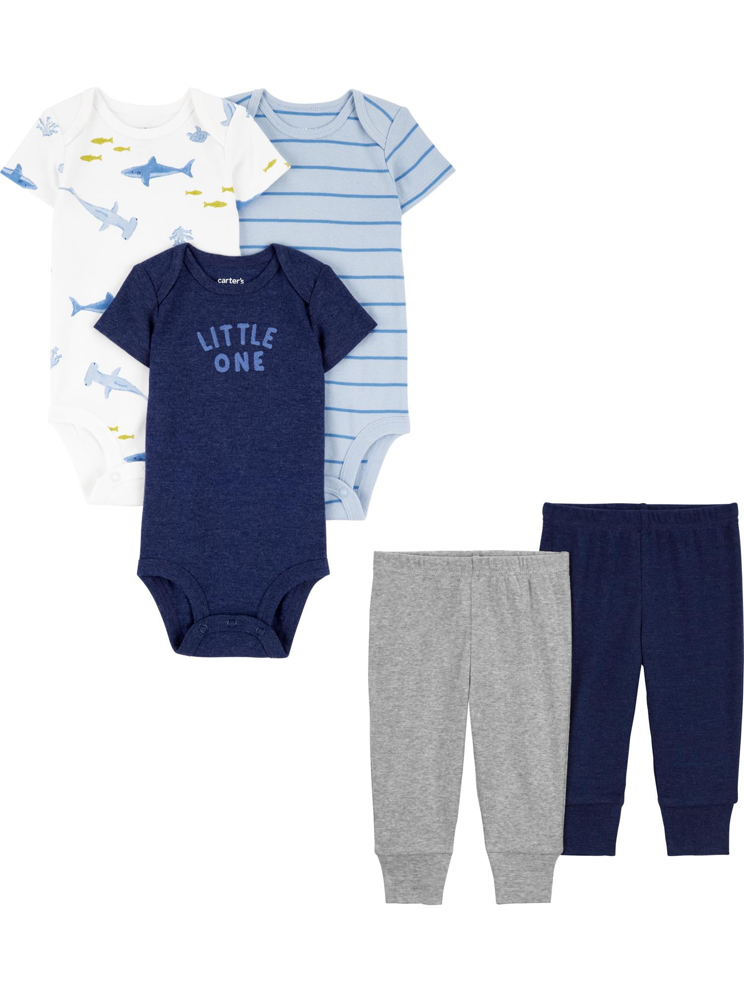 Carter's Child of Mine Baby Boy Outfit Set, 5-Piece, Sizes Preemie-18 Months