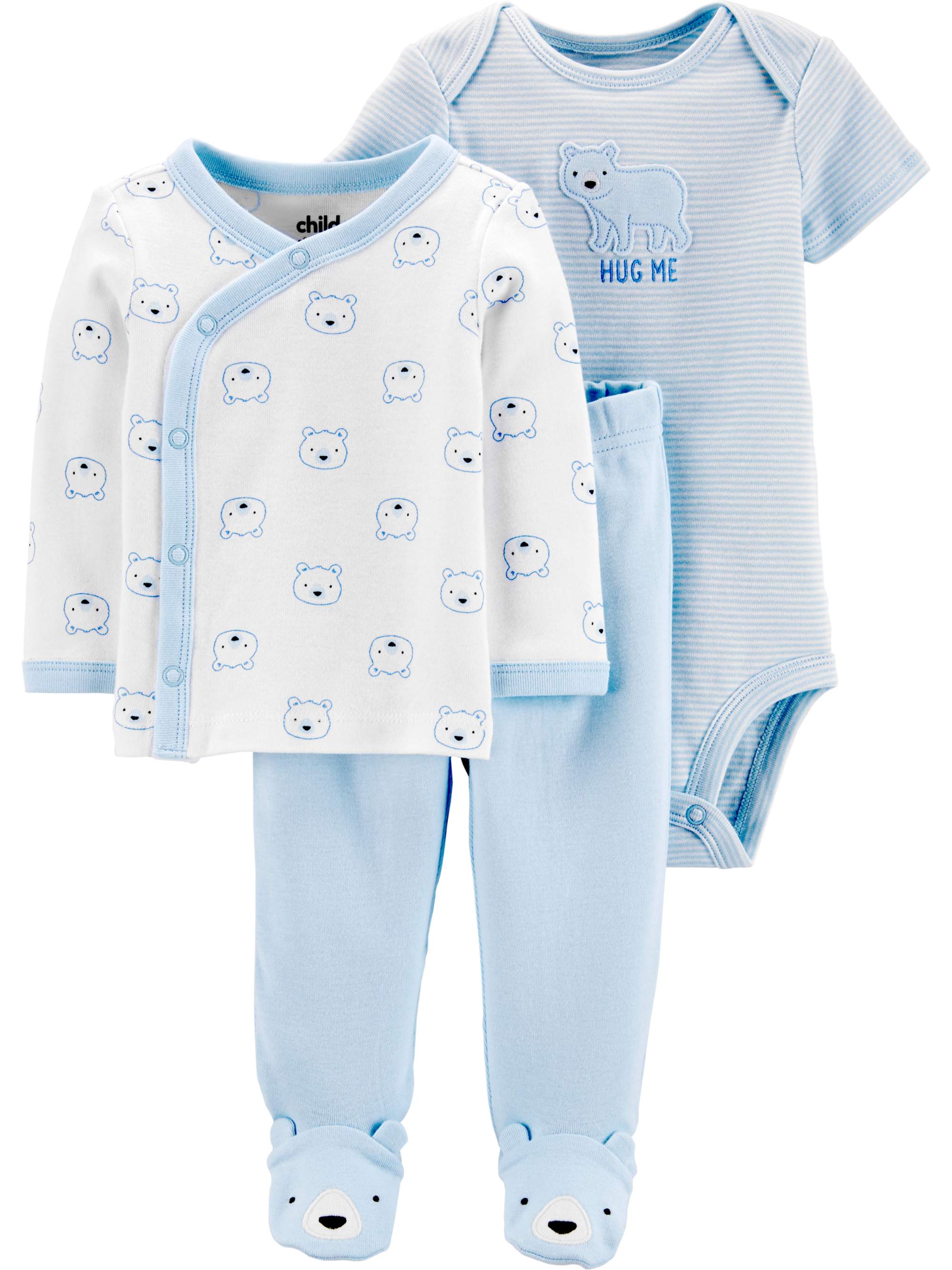 Carter's Child of Mine Baby Boy Outfit Take Me Home, 3-Piece Set - image 1 of 4