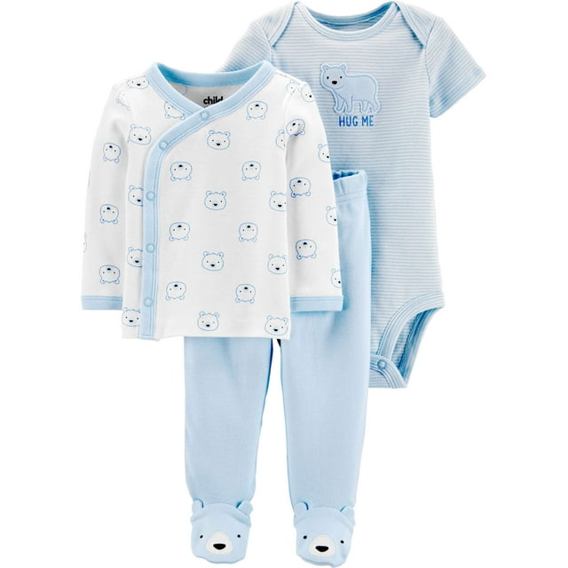 Carter's Child of Mine Baby Boy Outfit Take Me Home, 3-Piece Set