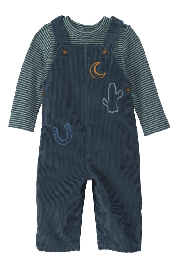 Baby Boy Overalls, 2-Piece, Sizes 0/3-24 Months