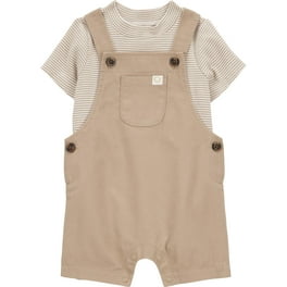 Wonder Nation Baby and Toddler Boy Overalls, Sizes 12M-5T