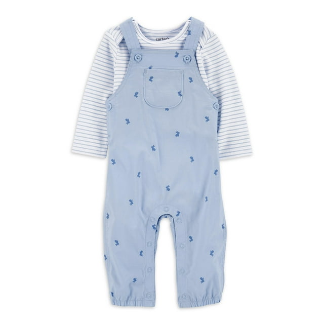 Carter's Child of Mine Baby Boy Overalls Set, 2Piece, Sizes 0/312