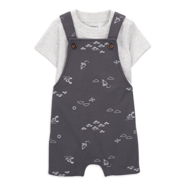Carter's Child of Mine Baby Boy Overalls Set, 2Piece, Sizes 0/324