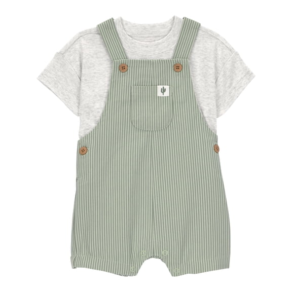 Carter's Child of Mine Baby Boy Overalls Set, 2-Piece, Sizes 0/3-24 Months