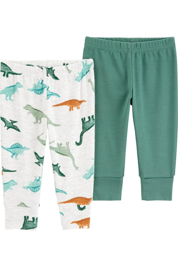 Baby Pants, 2-Pack, Sizes Preemie-12 Months