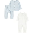 thumbnail image 1 of Carter's Child of Mine Baby Boy Plush Outfit Set and Jumpsuit, 3-Piece, Sizes Newborn-6/9 Months, 1 of 7