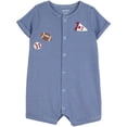 thumbnail image 1 of Carter's Child of Mine Baby Boy Romper, 0/3-24 Months, 1 of 5