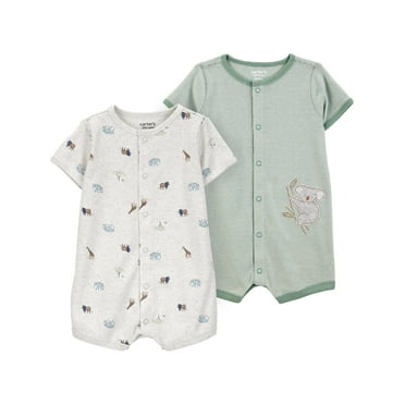 Carter's Rompers Carter's Child of Mine Baby Boy Romper, One-Piece, Sizes 0/3-24 Months ...
