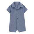 thumbnail image 1 of Carter's Child of Mine Baby Boy Romper, One-Piece, Sizes 0/3-12 Months, 1 of 5
