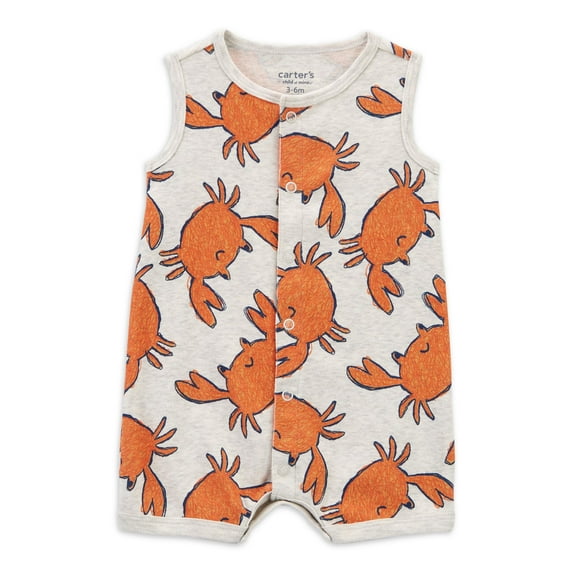 Carter's Child of Mine Baby Boy Romper, One-Piece, Sizes 0/3-24 Months