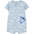 thumbnail image 1 of Carter's Child of Mine Baby Boy Romper, One-Piece, Sizes 0/3-24 Months, 1 of 5