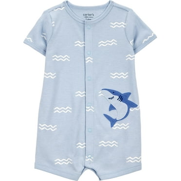 Carter's Child of Mine Baby Boy Romper, One-Piece, Sizes 0/3-24 Months