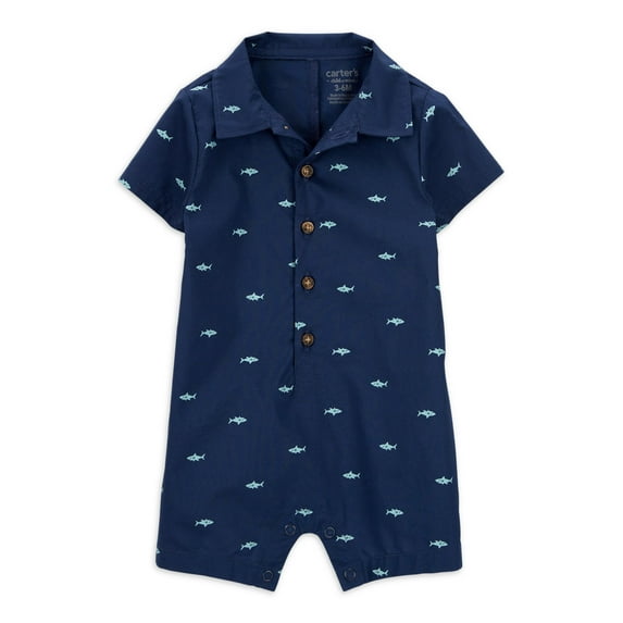 Carter's Child of Mine Baby Boy Romper, One-Piece, Sizes 0/3-24 Months