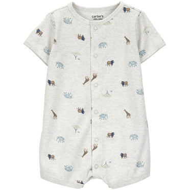 Carter's Child of Mine Baby Boy Romper, One-Piece, Sizes 0/3-24 Months
