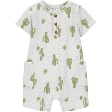 Carter's Child of Mine Baby Boy Romper, One-Piece, Sizes 0/3-24 Months