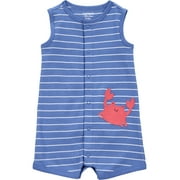 Carter's Child of Mine Baby Boy Romper, One-Piece, Sizes 0/3-24 Months