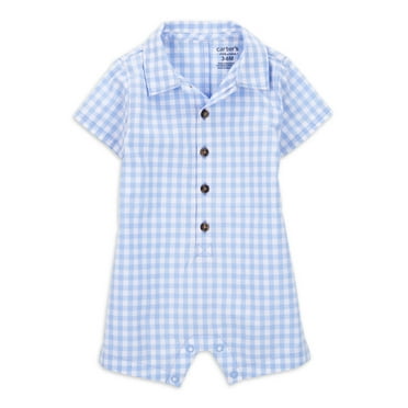 Carter's Child of Mine Baby Boy Romper, One-Piece, Sizes 0/3-24 Months