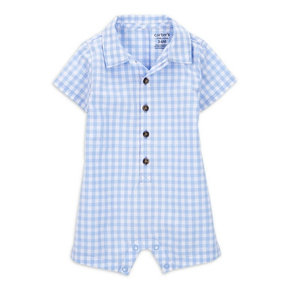Carter's Child of Mine Baby Boy Romper, One-Piece, Sizes 0/3-24 Months