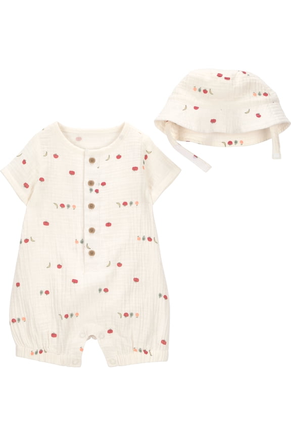 Baby Boy Romper Set, 2-Piece, Sizes 0/3-24 Months